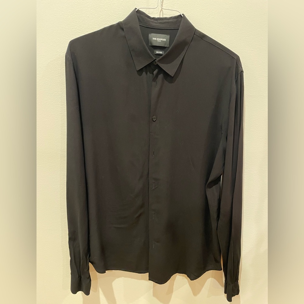 The Kooples Black Flowy Shirt